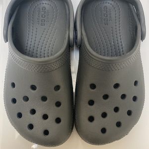 Crocs kids like new grey slides